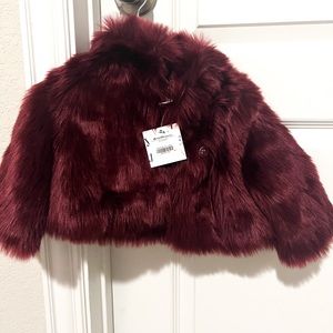 Janie and Jack Fur Jacket NWT